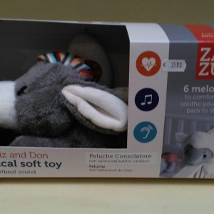 Asinello consolatore con battito cardiaco